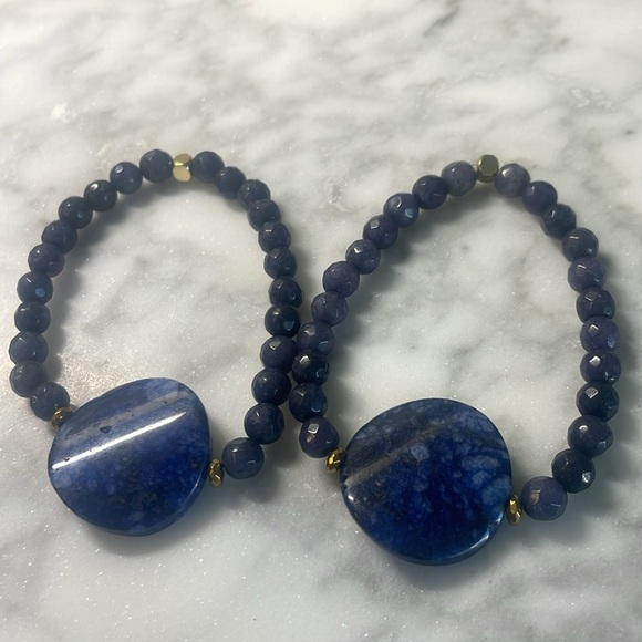 Lapis lazuli & agate - Picture 3 of 3